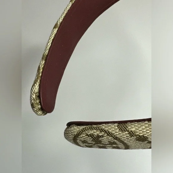 Tory Burch New T Monogram Canvas Headband Hazel - Picture 11 of 11